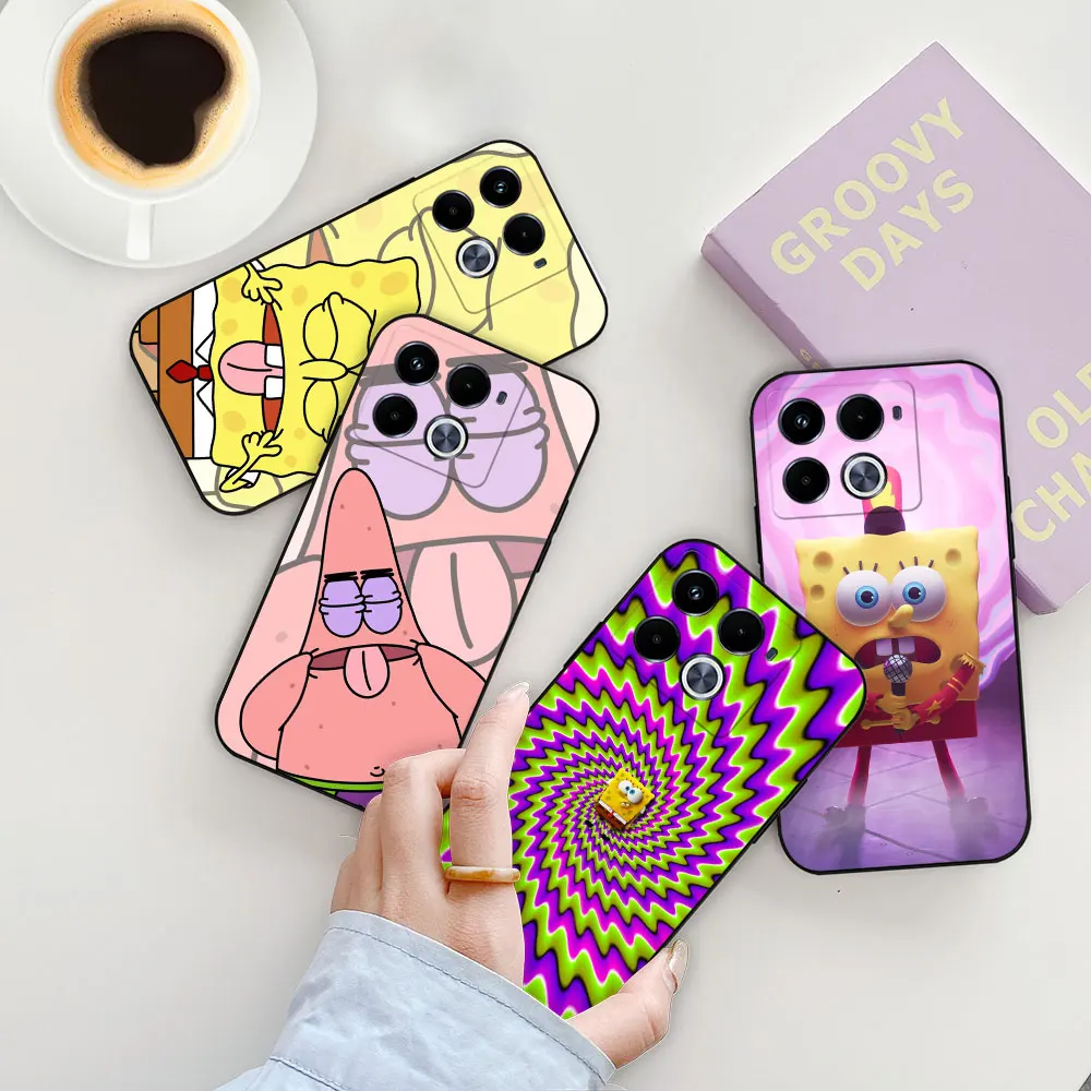 Чехол S-Губка Боб Патрик звезда для Infinix NOTE 7 8 8I 10 11 11S 12 30 40 TECNO POVA NEO 2 4 5 6 Pro
