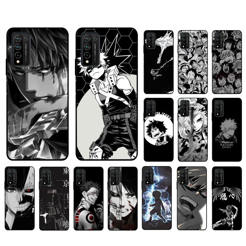 

Anime Comic Demon Titan Deku Phone Case for Huawei Honor 50 10X Lite 20 7A 7C 8X 9X Pro 9A 8A 8S 9S 10i 20S 20lite 7X 10 lite