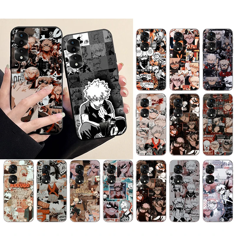 

Phone Case for Huawei Honor X9 X8 X7 X6 70 50 60 Pro 10X 20 Lite 8A 8S 8X 9X 9A 9S 10i Bakugo My Hero Academia Case Capa Funda