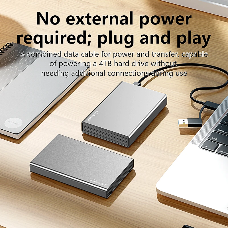 Blueendless Новый алюминиевый корпус HDD Корпус 2 5 Внешний дюймовый жесткого диска SATA Usb