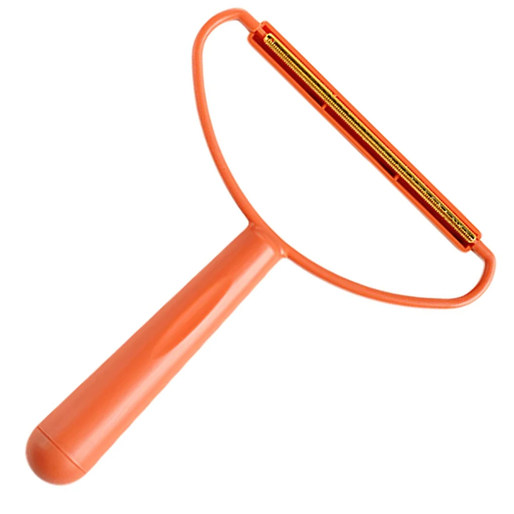 

Lint Remover Mini Portable Hand Held Manual Pet Hair Dresses Clothes Cleaning Carpet Brush Household Hotel Roller Orange