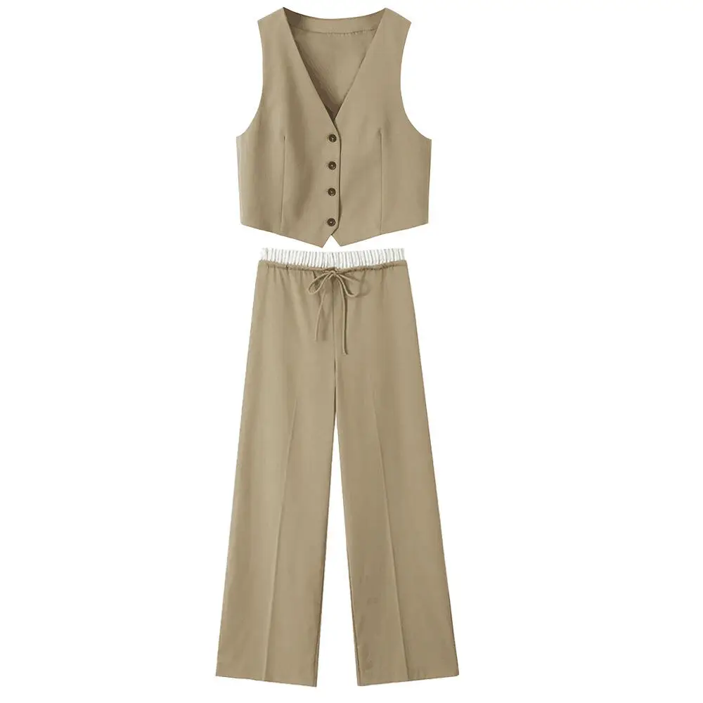 Willshela Женский модный офисный женский комплект Terno и Bretons с высокой талией