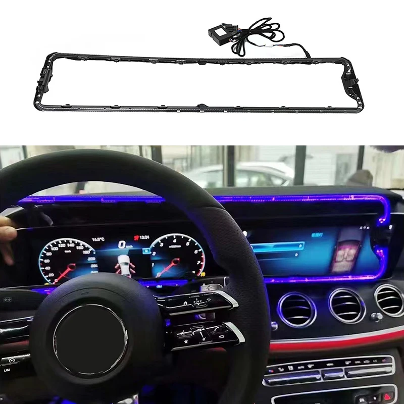 

Instrument Atmosphere Lights Without Programming and Synchronous Color Change Fit for Mercedes-Benz E-Class W213 2016-2022