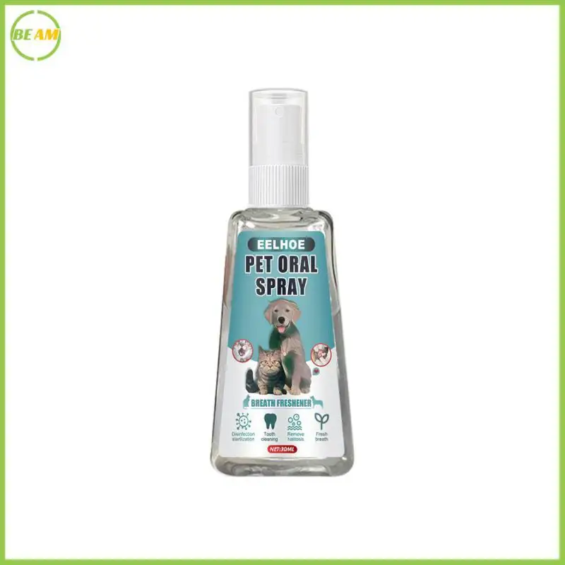 

30/60ml Cats Dogs Anti Portable Oral Care Spray Pet Breath Freshener Bad Teeth Deodorant Treatment Odor Remove Hot TSLM1