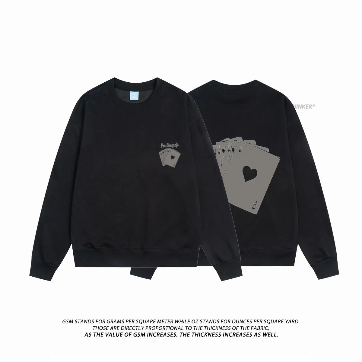 

autumn new men Sweatshirts street fashion poker graphic Casual tops Unisex Hoodies Harajuku oversized male Basic Pullovers