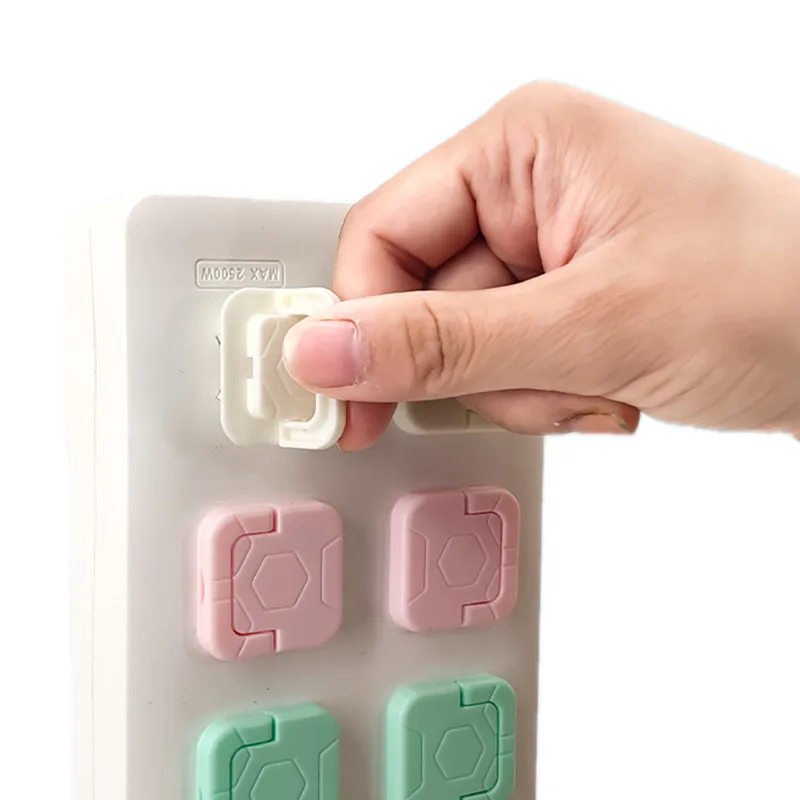 Two-pin Socket Holes Baby Anti-electric Shock Protection Cover Child Switch Socket Electrical Safety Plug Guard Protector Shield