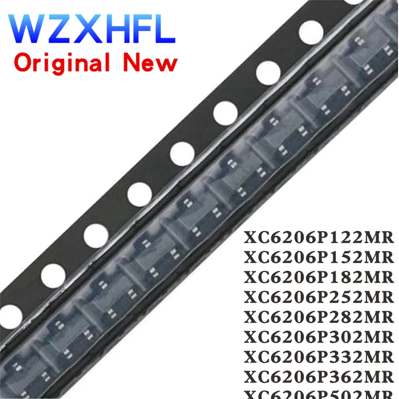 

50PCS XC6206P122MR XC6206P152MR XC6206P182MR XC6206P252MR XC6206P282MR XC6206P302MR XC6206P332MR XC6206P362MR XC6206P502MR SOT23