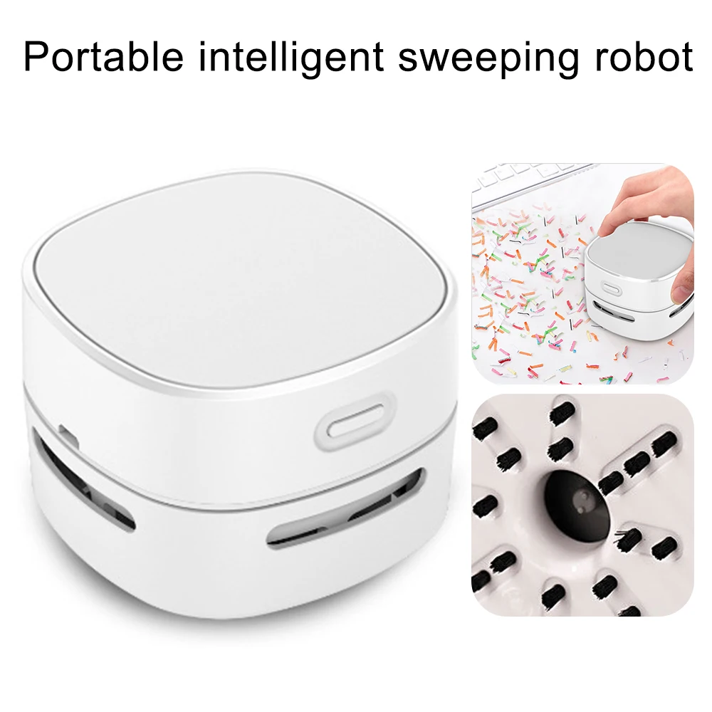 

Portable Mini Desk Vacuum Cleaner Mini Vacuum For Desk Table Dust Catcher Car For Home Office Table Sweeper Desktop Cleaner