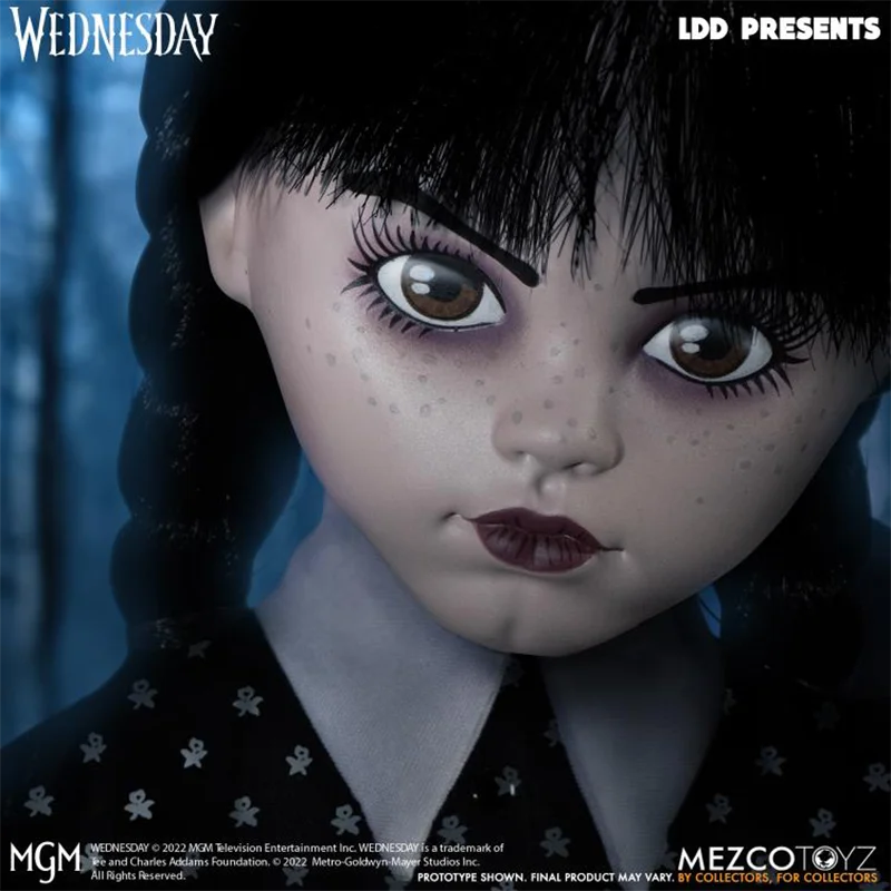 100% оригинал Mezco Toyz LDD подарки среда Аддамс призрак лицо зомби издание жизни аниме