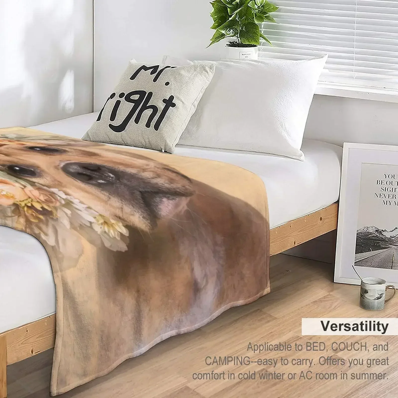 Одеяло Flower Power Bubba тяжелое для сна плюшевые одеяла кровати