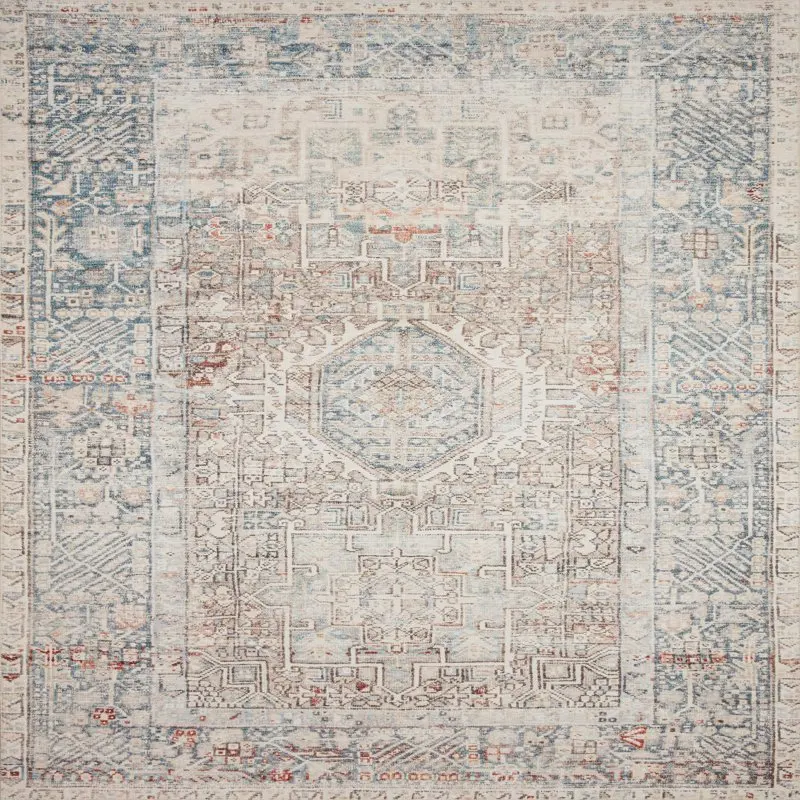 

Jules Natural/Ocean 5`-0" x 7`-6" Area Rug