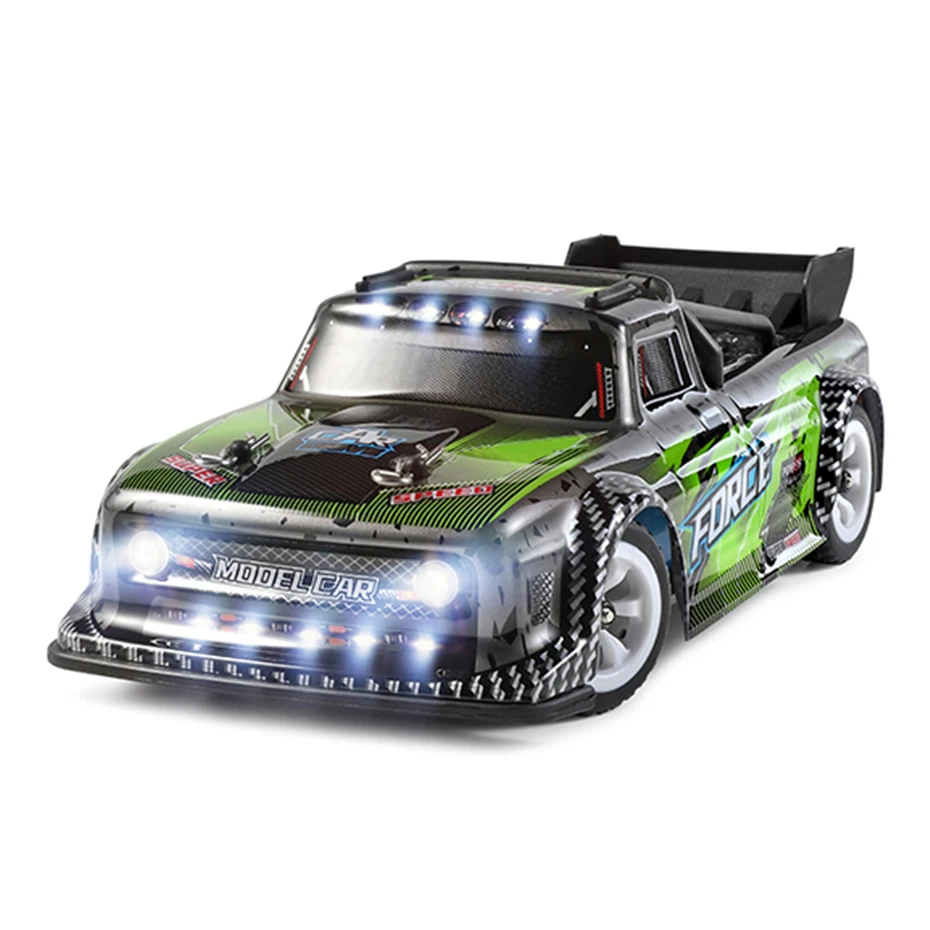 WLtoys 284131 2.4G 30km/h High Speed Remote Control Truck With LED Lights 1:28 RC Drift Car For Adults And Kids enlarge