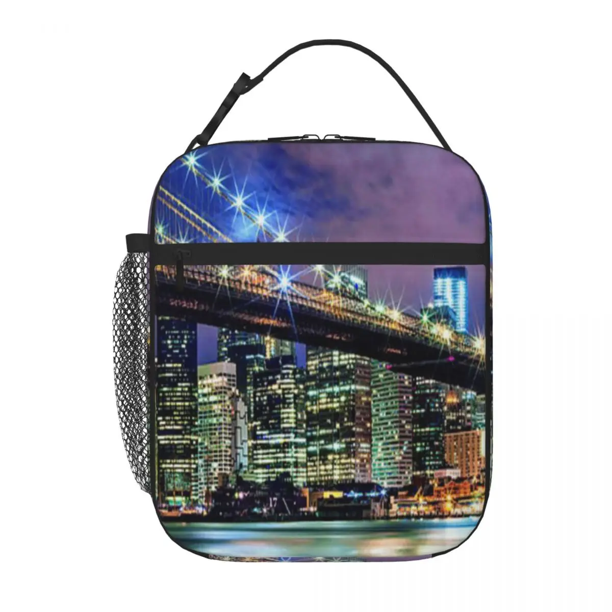 

Star Spangled Skyline Az Jackson Lunch Tote Thermal Bag Thermo Container Kawaii Lunch Bag