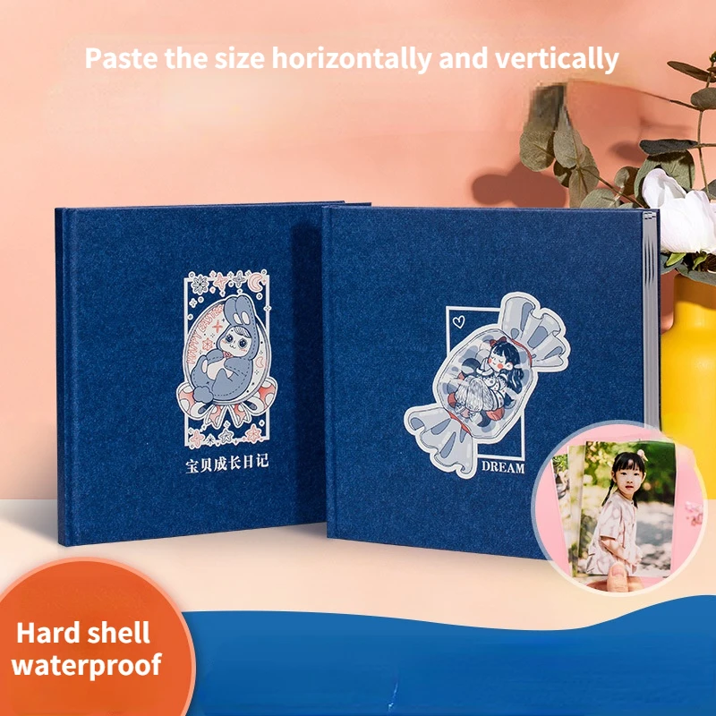 

Photo Album DIY Large-capacity Family Version Baby Growth Record Memorial Storage Adventure Book Wedding Photo Album