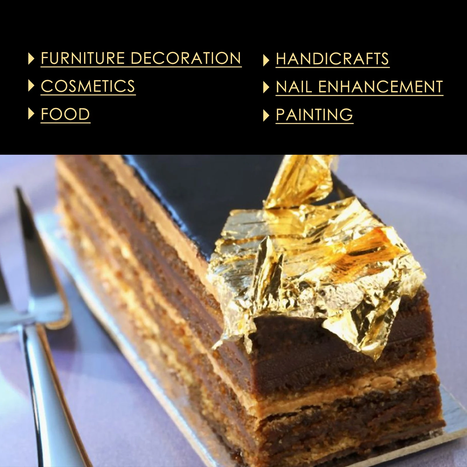 

30PCS Gold Foil Gold Leaf Sheets For DIY Party Decoration Arts Crafts Gilding Design Paper Gift Wrapping Scrapbooking