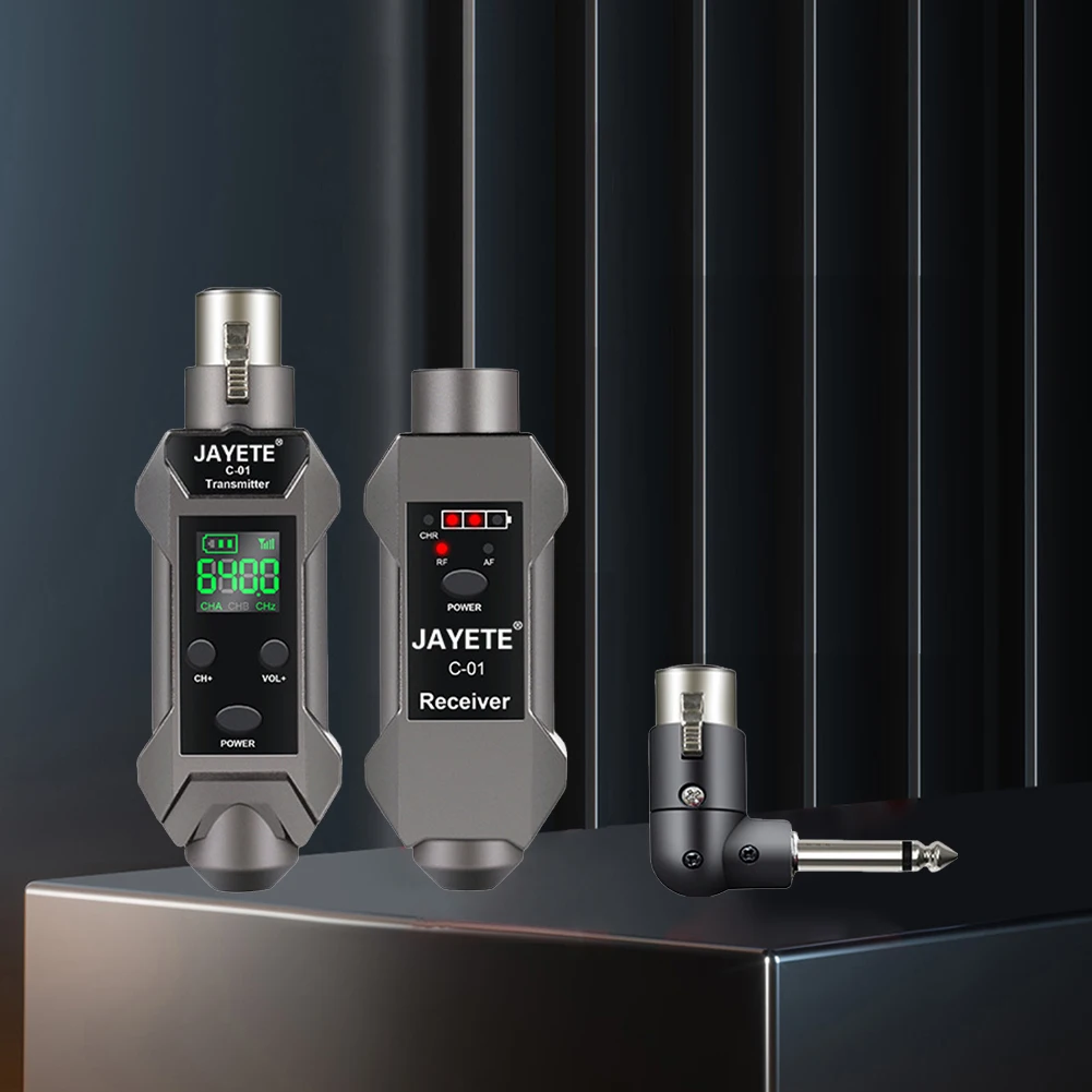 Беспроводной микрофон UHF ручной перезаряжаемый беспроводная система 30-50 м для