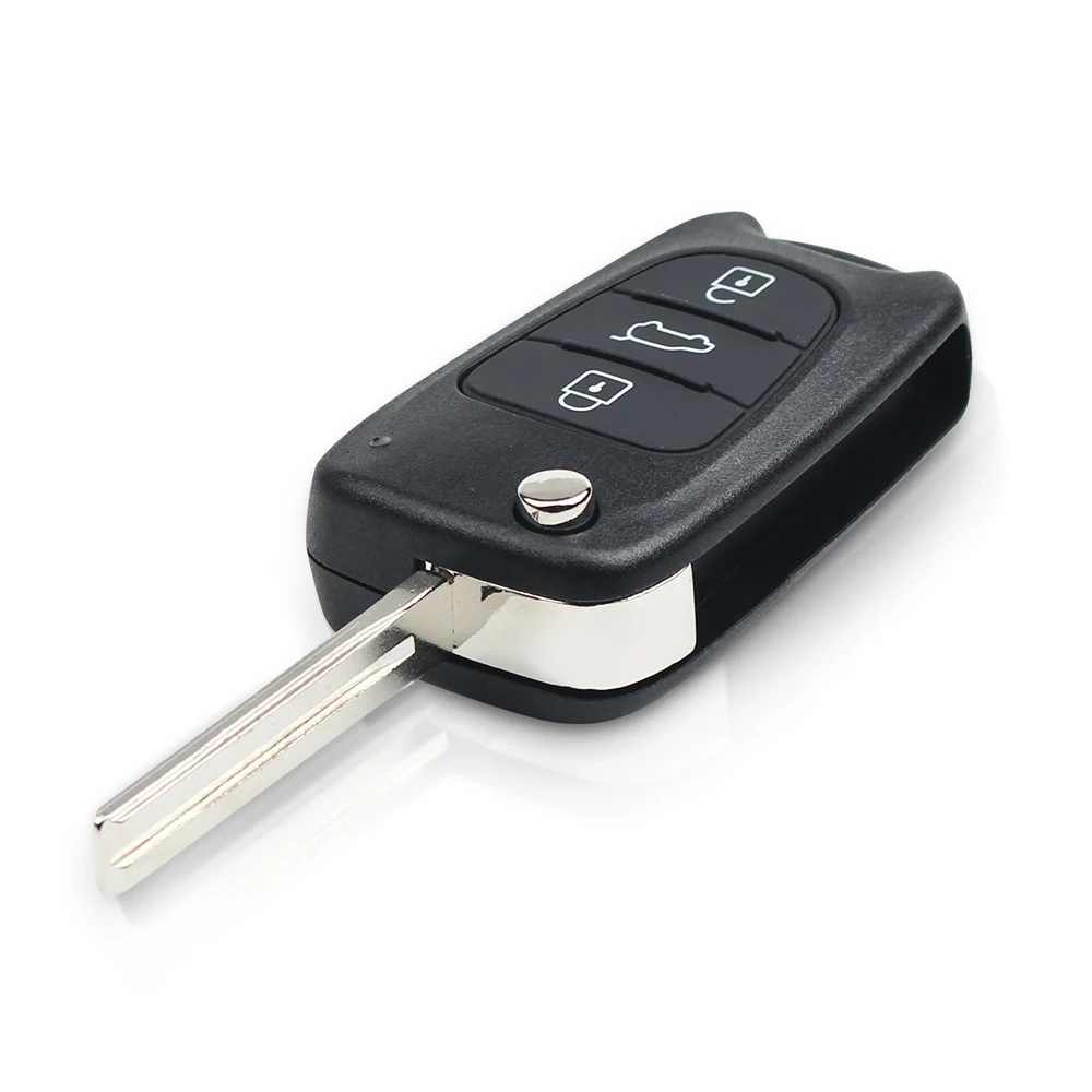 KEYYOU 3 кнопки 433 МГц ID46 чип дистанционный Автомобильный ключ для Hyundai I30 IX35 складной