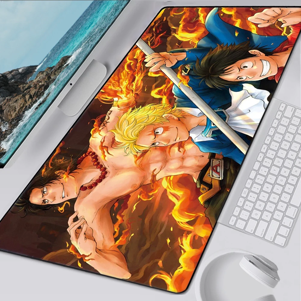 

One Piece Japan Anime Rubber Mouse Mat Pad Alfombrilla Gaming Mouse Pad Xxl Speed Keyboard Mouse Mat Laptop PC Desk Pad