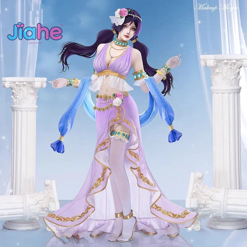 Фото Lovelive Nozomi Tojo Косплей Костюм Аниме Женское Платье Головные Уборы Носки Перчатки Вечеринка Униформа Хэллоуин Играть Ролевая Одежда Одежда №3