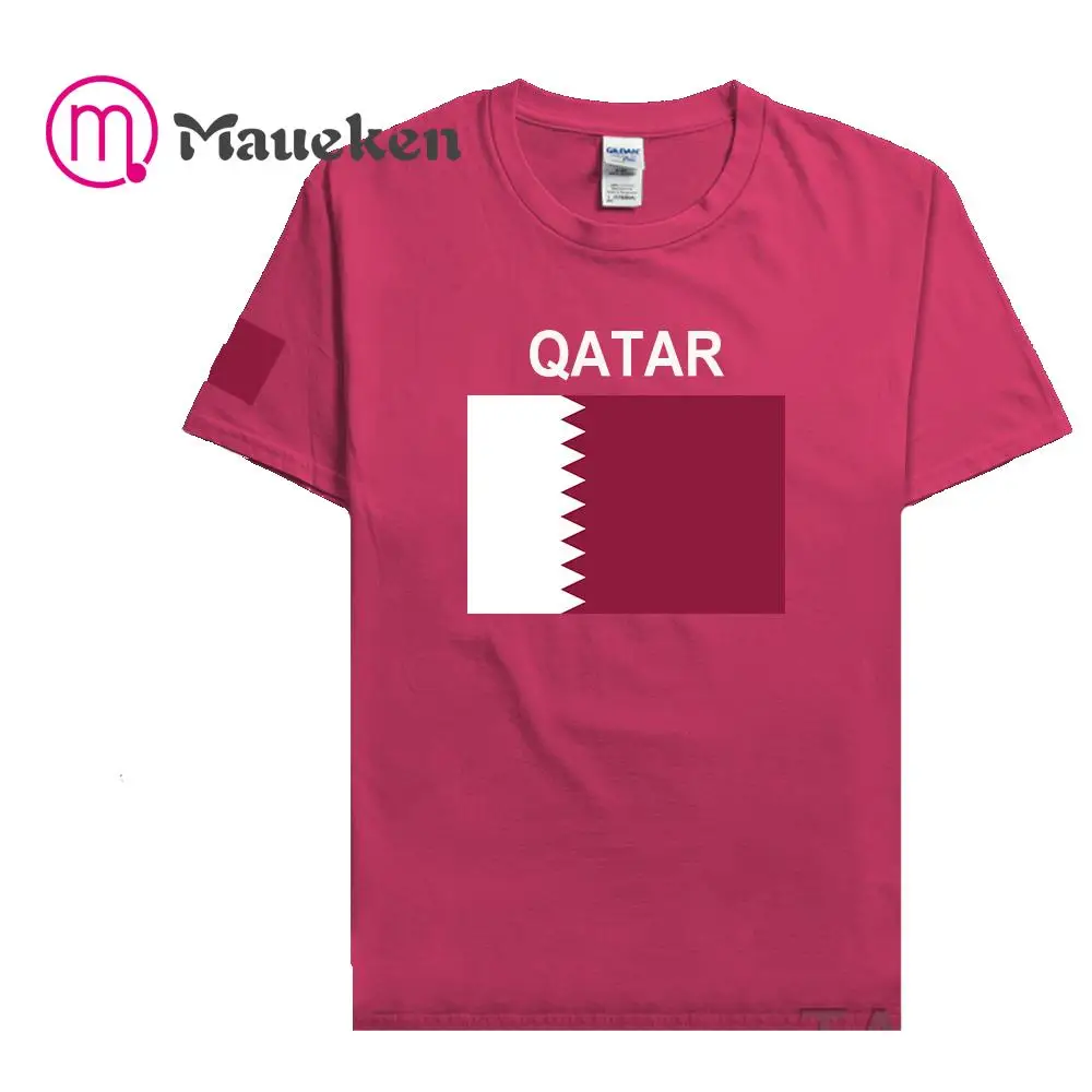 2022 г. мужские футболки с государственной командой Катара футболка из 100% хлопка