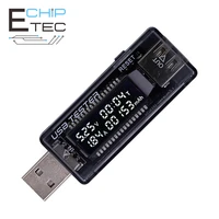 kws v21 usb tester mini multimeter for reading voltage amps mah with lcd display charge status detector