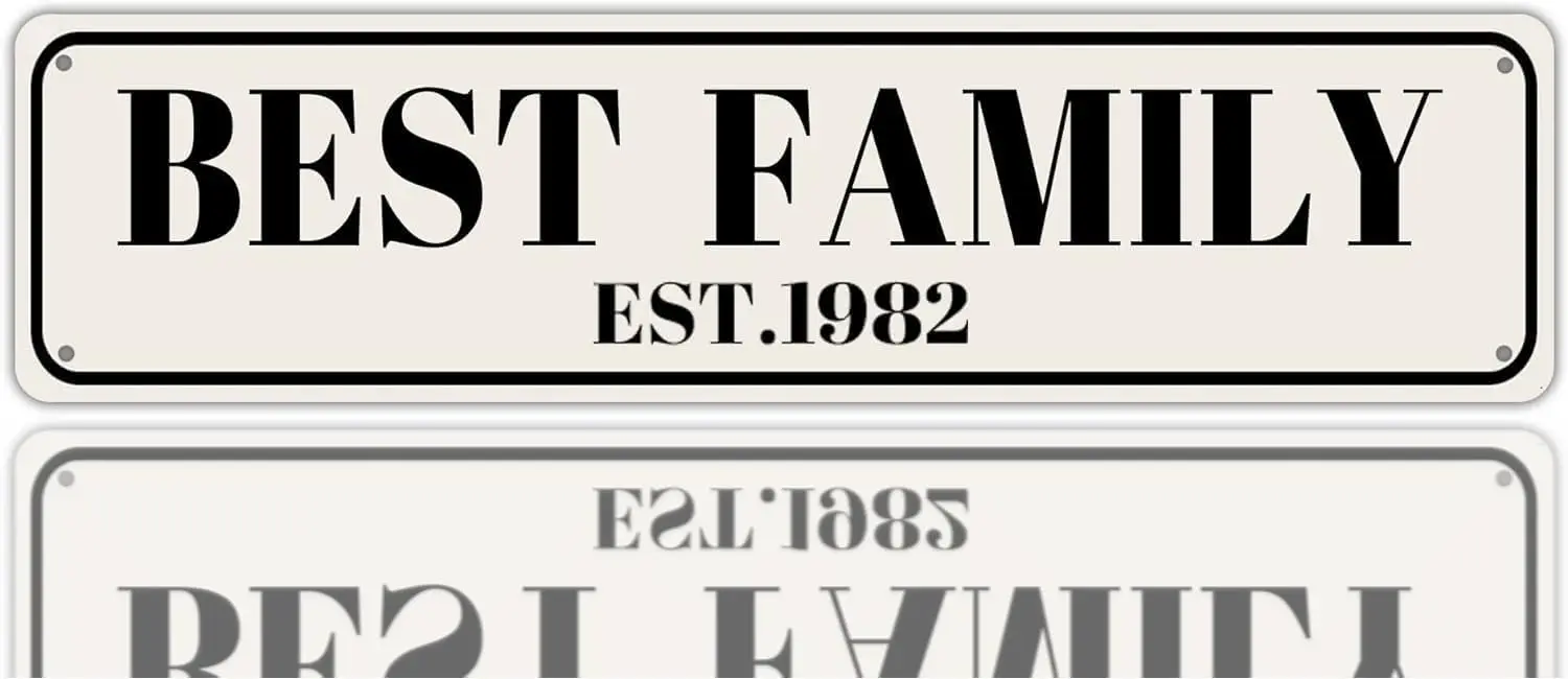 Лучший Семейный знак 1982 СЕМЕЙНЫЙ Знак семейный декор настенный Декор для