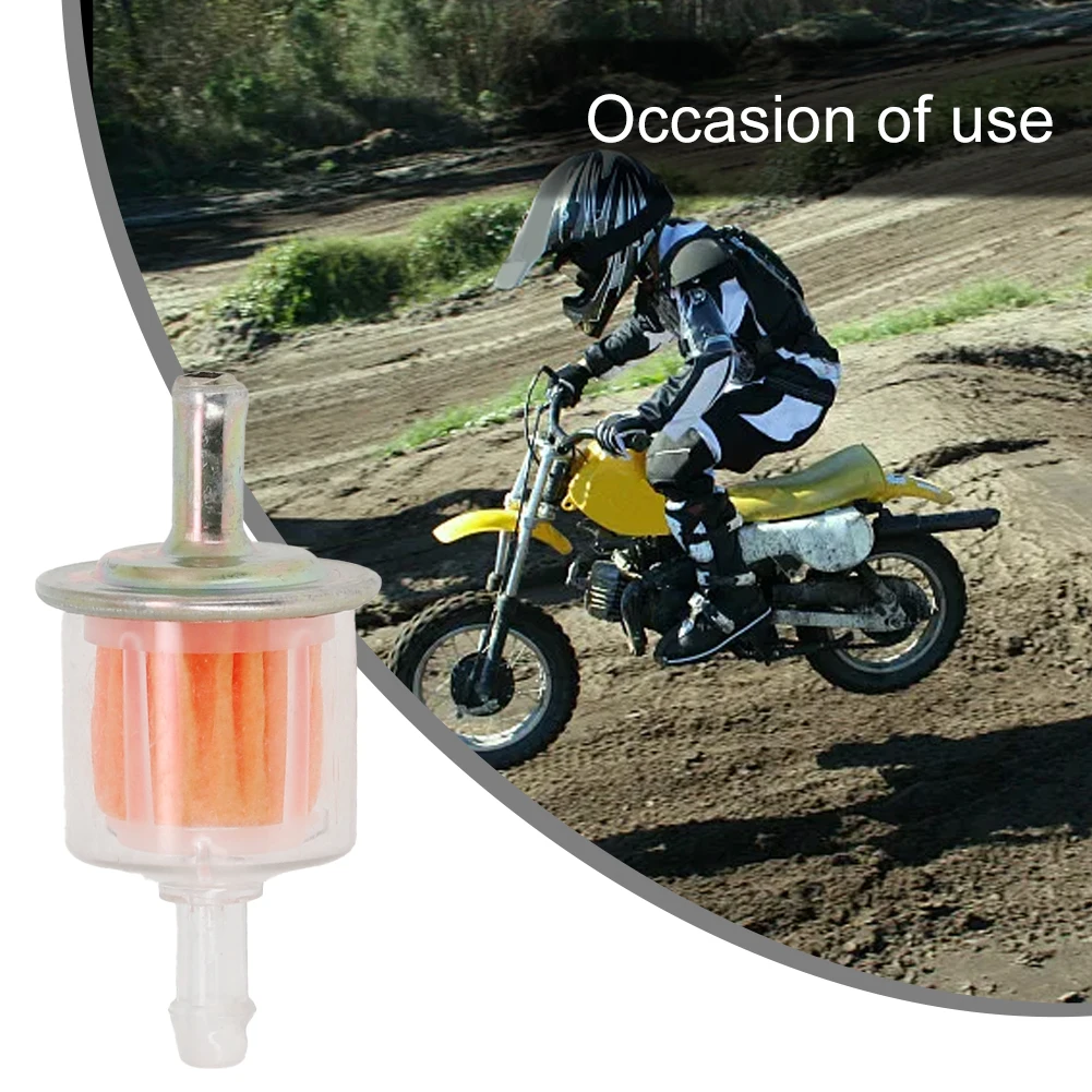 

New Practical Quality Durable Fuel Filter Motorcycle Filter Bikes Cars Connector Dirt Quad Petrol Tractors Trucks