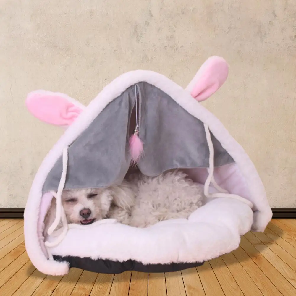 

Кровать для домашних животных уютная нескользящая Нижняя дышащая Милая в форме животных Лежанка для собак и кошек Лежанка товары для домаш...