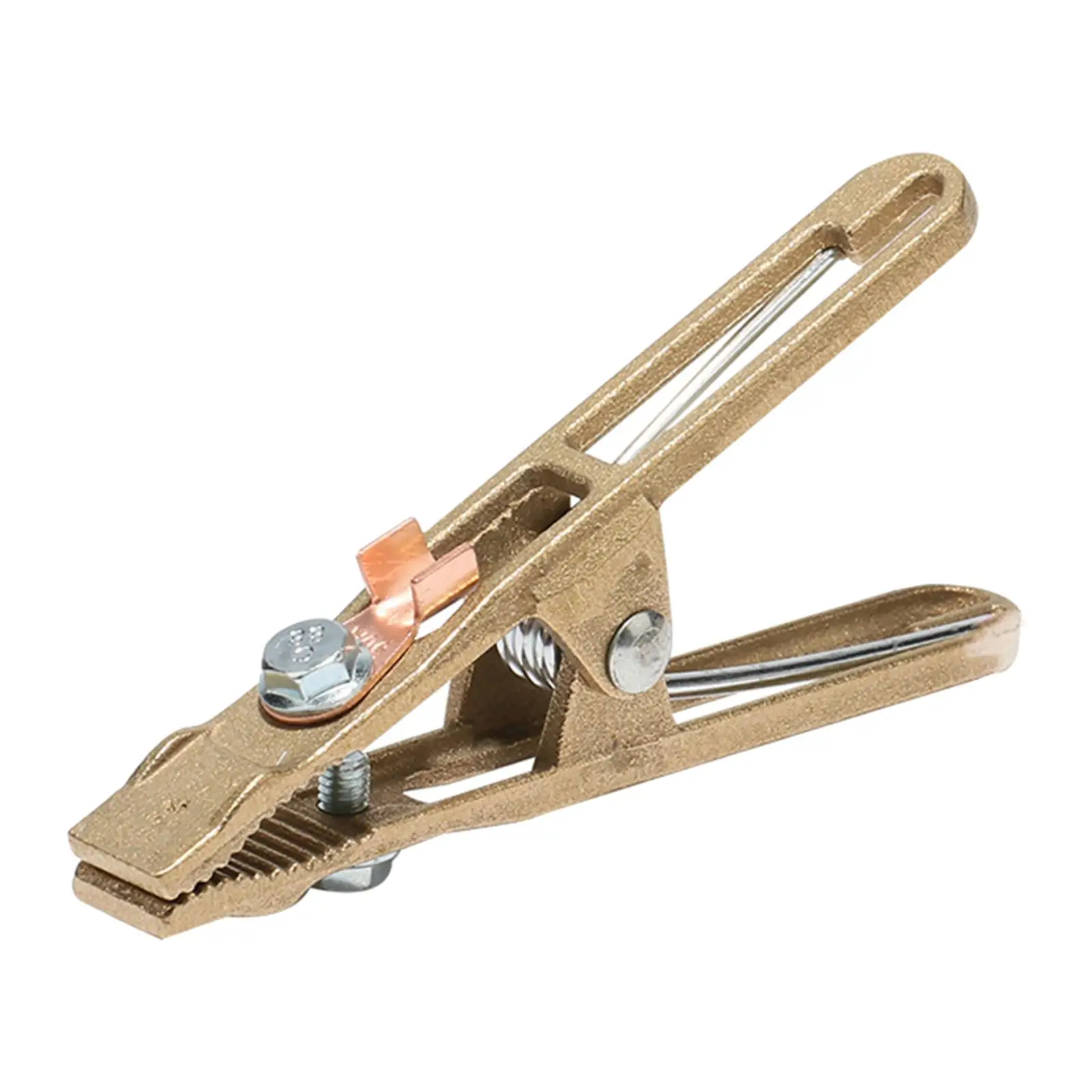 

Earth Ground Cable Clip A-Shape Stable Performance ARC Copper Easy to Assemble 260A for Welding Machine Processing Manual Welder