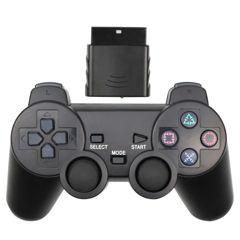 

Wireless Gamepad for Sony PS2 Controller for Playstation 2 Console Joystick Double Vibration Shock Joypad USB PC Game Controle