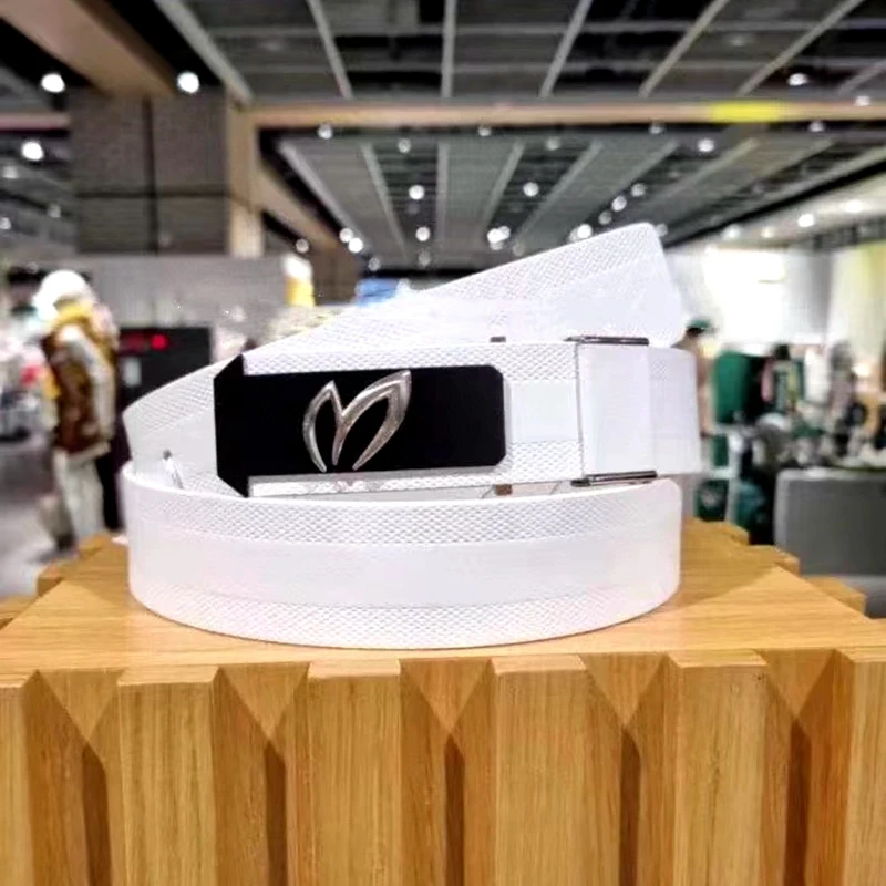 2023 Men's/Women's Belt Golf Belt Korean Brand Leather High-Grade Outdoor Sports Fashion Casual Belt 115cm