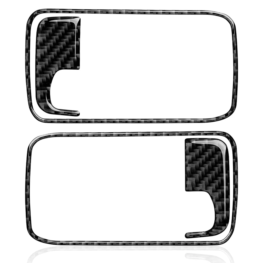 

Carbon Fiber Car Inner Door Handle Bowl Frame Trim Decals Sticker for Dodge Challenger 2008-2014 Interior Accessories