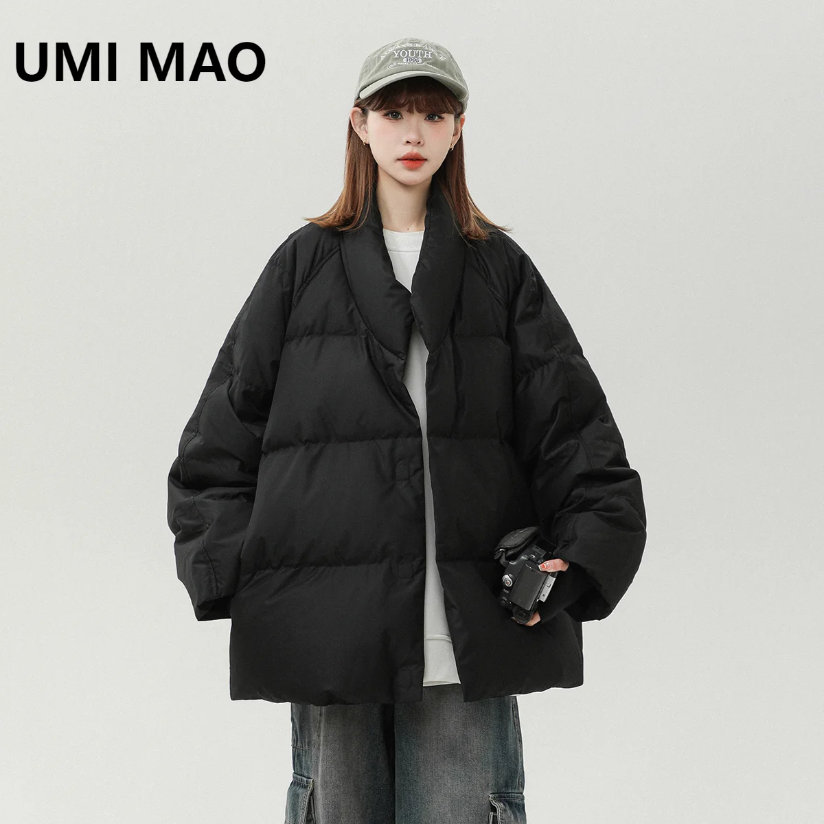 UMI MAO в китайском стиле пуховые повседневные женские ветрозащитные перчатки