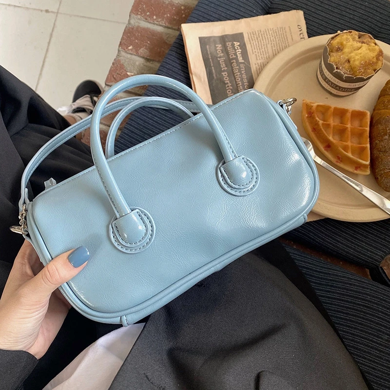 Women's small handbag messenger phone bag Fashion Crossbody Bag Lightweight PU Mini Tote Summer Travel Bag for Female