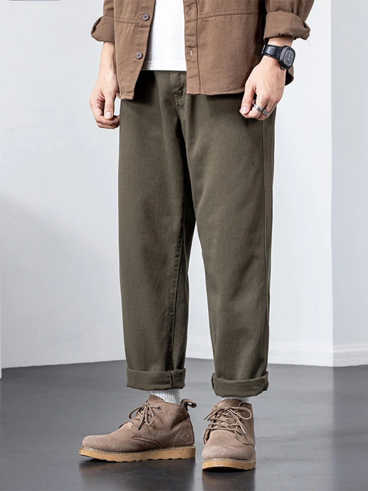 

Men's Loose Jogging Pants Casual Straight Work Pants American Style Loose Casual Pants Fashion Sports Pants Street Clothing MEN