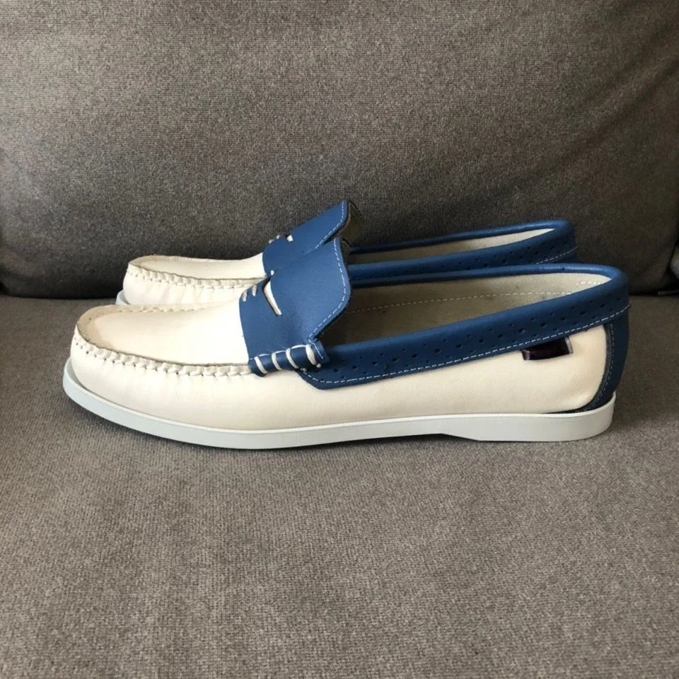 Туфли Docksides мужские из натуральной кожи лоферы топ-сайдеры классические