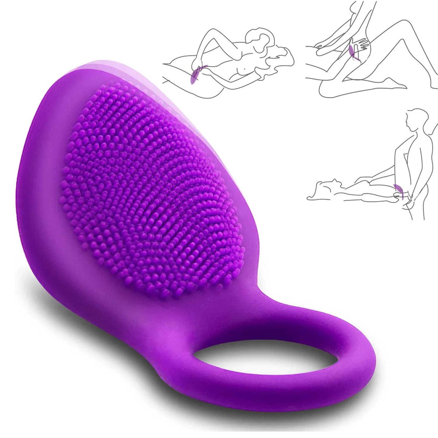

Sex Toys for Men Couples Clitoris Stimulate Penis Ring Vibrating Cock Ring Delay Premature Ejaculation Sleeve Lick Vagina Orgasm