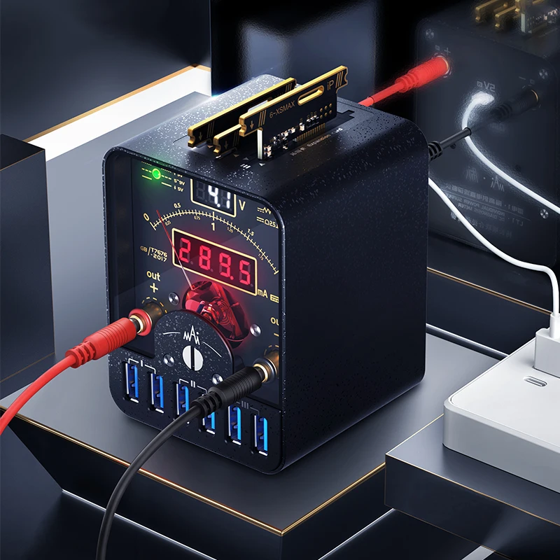 

Qianli LT1 Insulate Power Supply DC Diagnosis Instrument For iPhone Boot Test Cable Type C Interface Fast Charger Power Met Tool