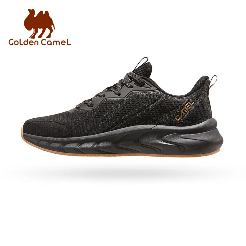 

Кроссовки мужские спортивные на мягкой подошве, Нескользящие, черные, весна 2023