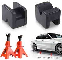 universal car slotted jack rubber pad auto frame lift jack stand adapter jacking support protector car lifting tool accessories