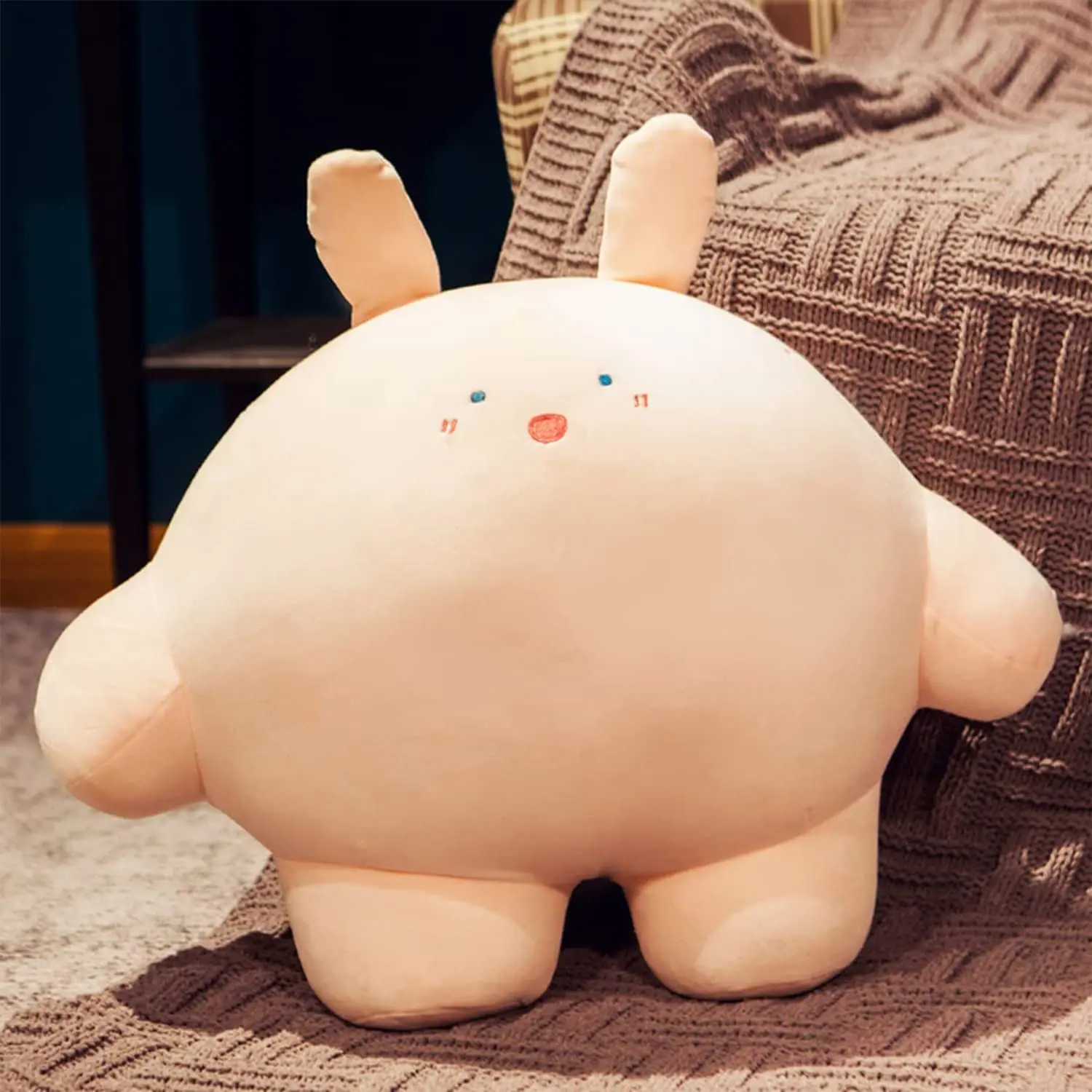 

Симпатичный кролик, плюшевая набивная подушка в виде животного, очаровательный кролик, обнимающая подушка, игрушка, супер мягкая плюшевая р...