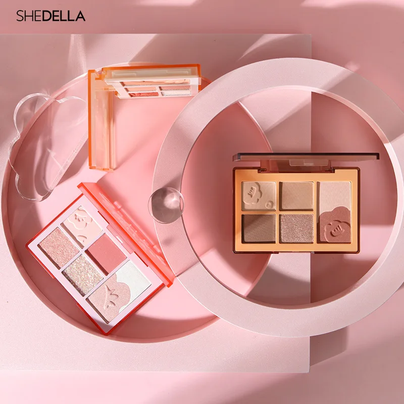 Матовые тени для век блестящие пигментированные 6 цветов оптом - купить по