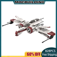 moc building block arc 170 starfighter star movie creator expert model space warship collector series kit toys