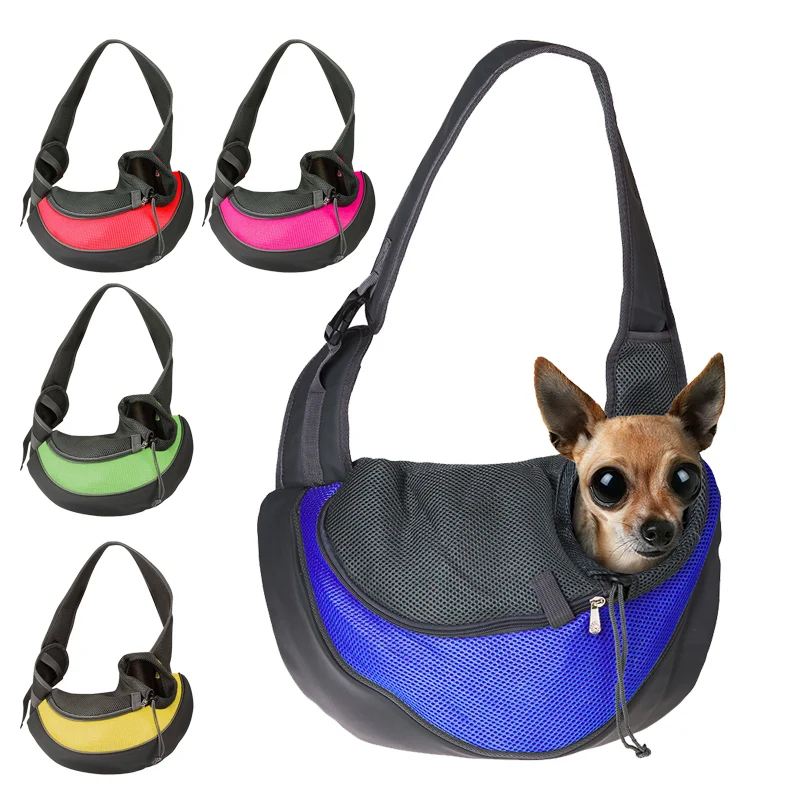 Dog Backpack Shoulder Bags Mesh Oxford Single Comfort Sling 