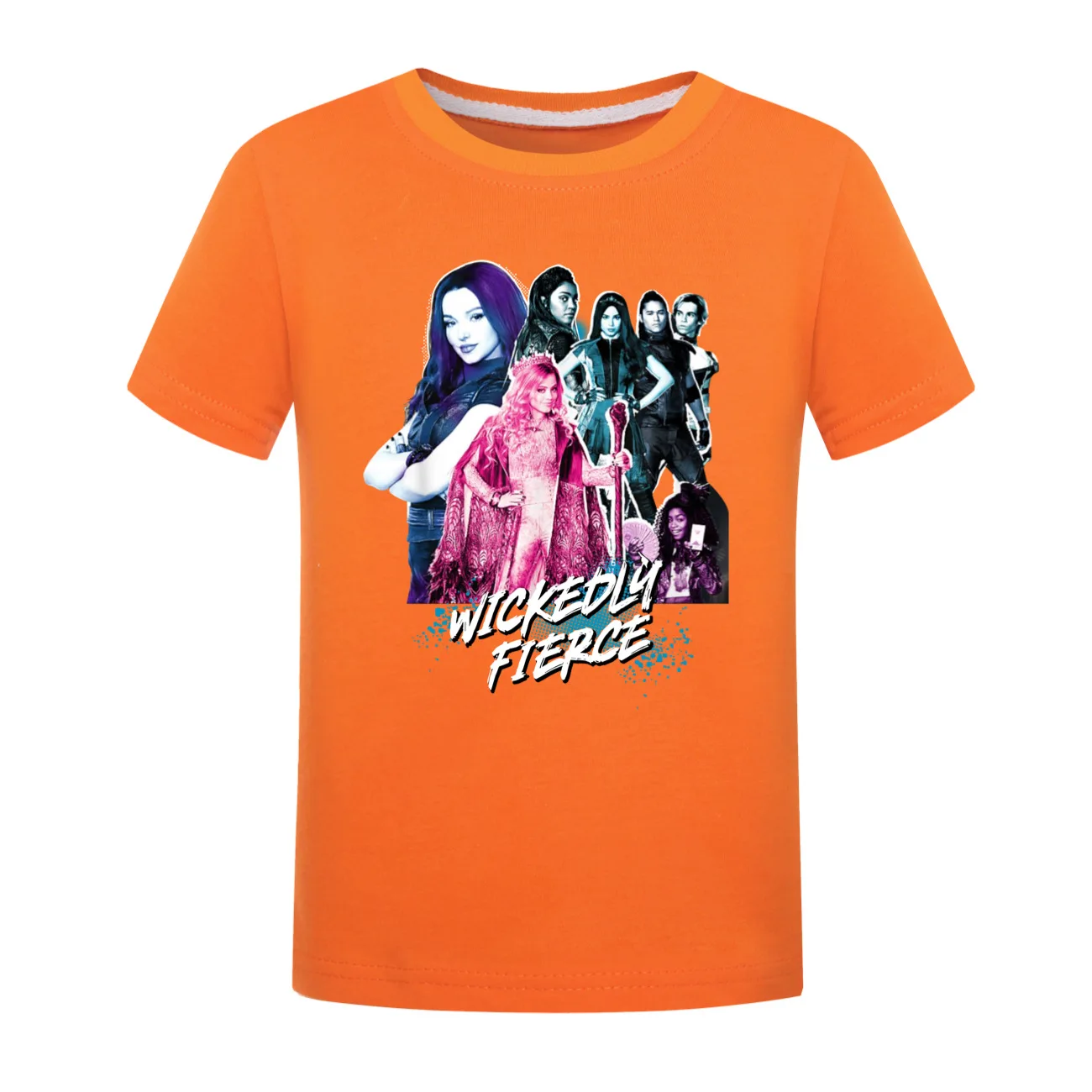 Новая футболка Потомки 4 детские топы с короткими рукавами повседневная для