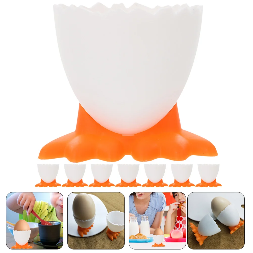 

Egg Holder Cups Boiled Cup Easter Stand Soft Eggs Display Hard Breakfast Dippy Supplies Server Poached Stands Ceramic Plate