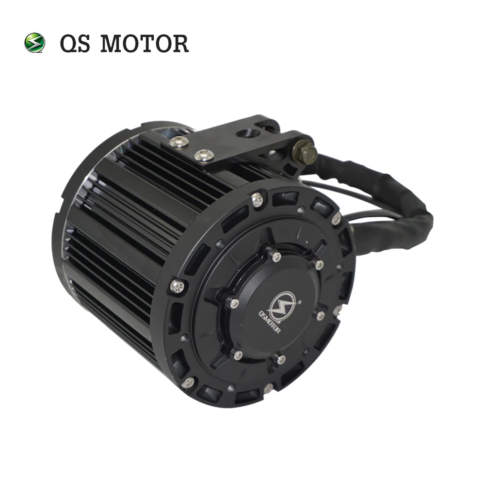 

QS 138 3000W 6000W BLDC Motor Max Continous 72V 100KPH V1 Mid Drive Motor With Sprocket 428 Design