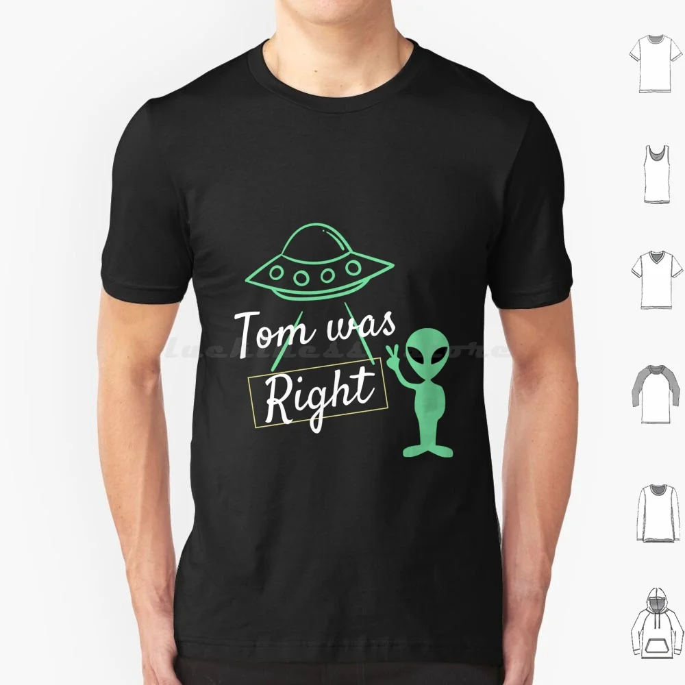 Футболка хлопковая с надписью Tom Was Right 6Xl