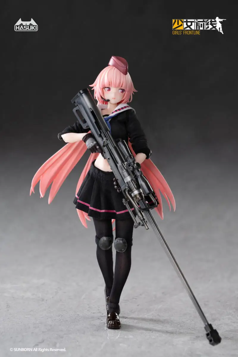 Фото Оригинальная фигурка HASUKI Pocket Art PA011 Girls Frontline NTW-20, аниме-модель, коллекционная игрушка, в наличии. №3