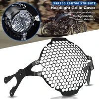 for yamaha xsr700 xtribute 2018 2019 2020 motorcycle accessories headlight guard protector grille grill cover lamp cover xsr 700